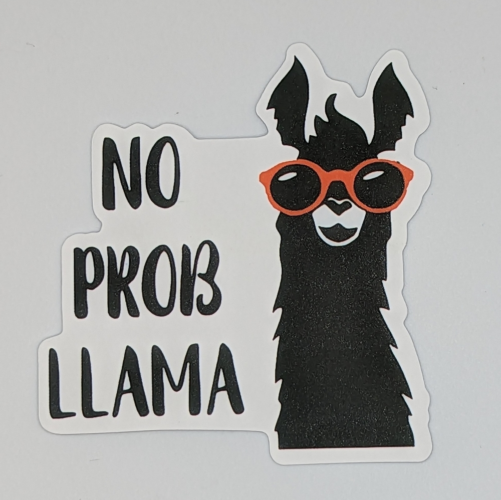 No Prob Llama Sticker